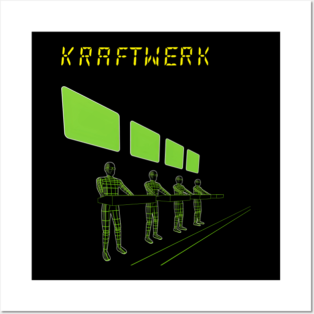 The Retro Kraftwerk Wall Art by Sentra Coffee